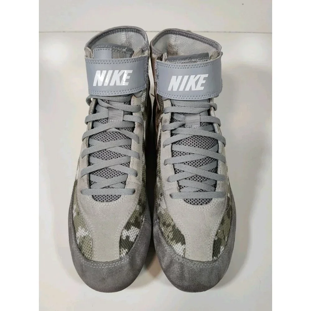 Nike Speedsweep VII Wrestling Shoes Men's 9.5  Gray Digital Camo 366683-003 MMA - Picture 2 of 10